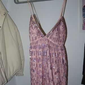 FREE PEOPLE SPARKLY MINI DRESS